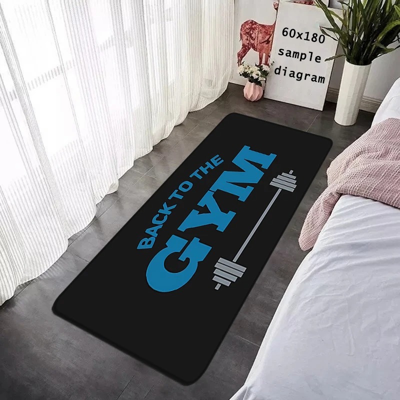 Home Gym Furniture - GYM Exercise Floor Mat Time Non-slip