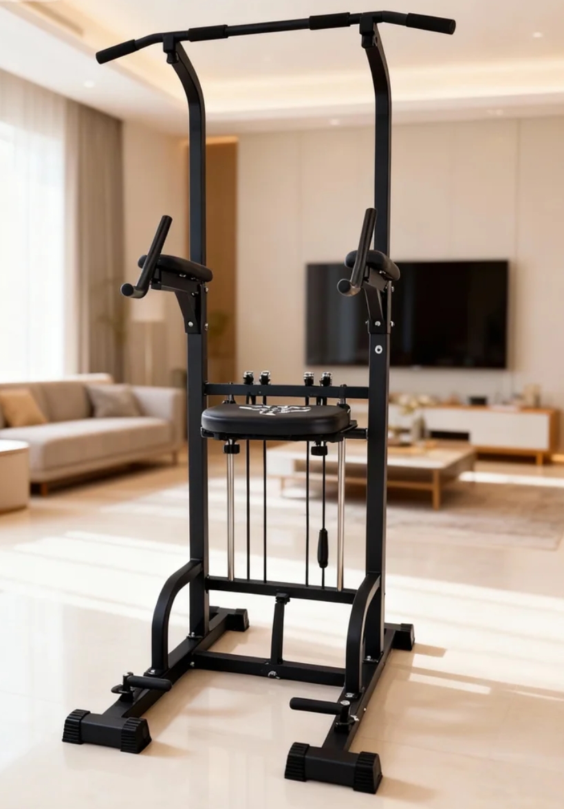 Home Gym Multi - Power Tower Pull-Up Dip Station 450LBS