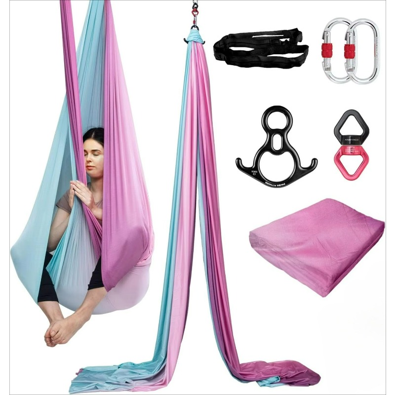 Home Gym Guide - Colorful Nylon Aerial Silks Kit Soft