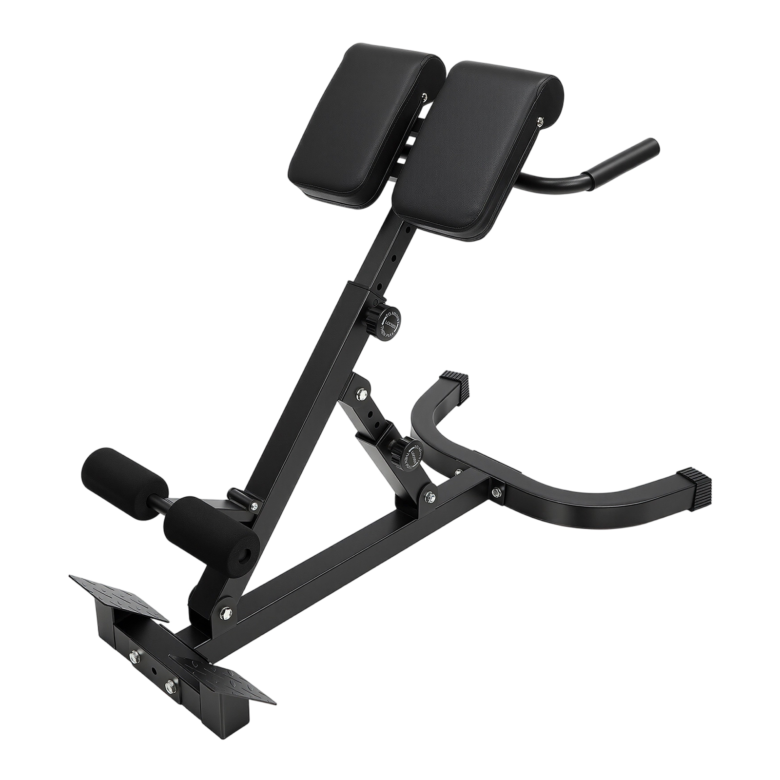 Home Gym Multi - Adjustable Roman Chair Foldable Hyperextension Bench