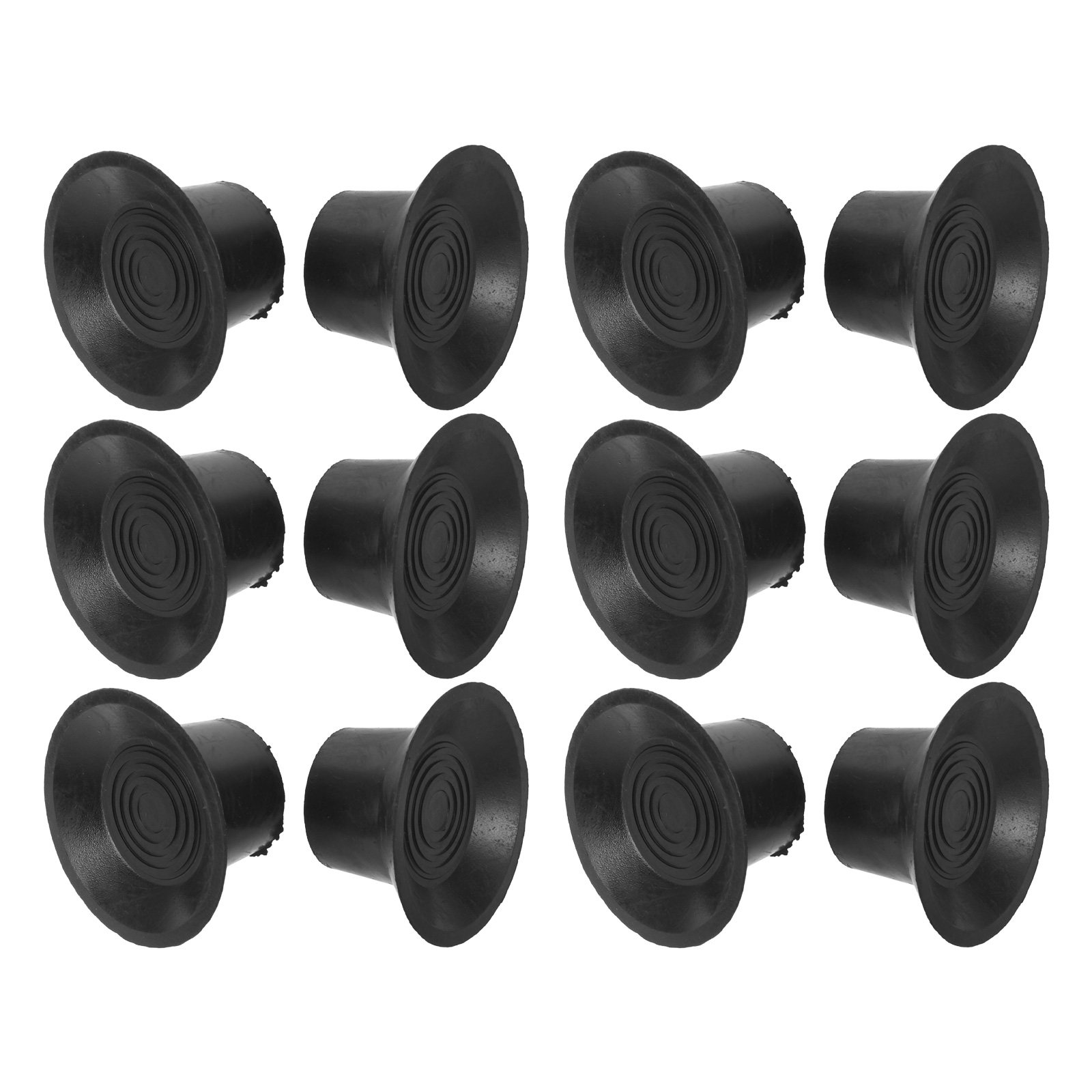 Home Gym Rubber Flooring - 12Pcs Trampoline Noise Dampening Feet Rubber