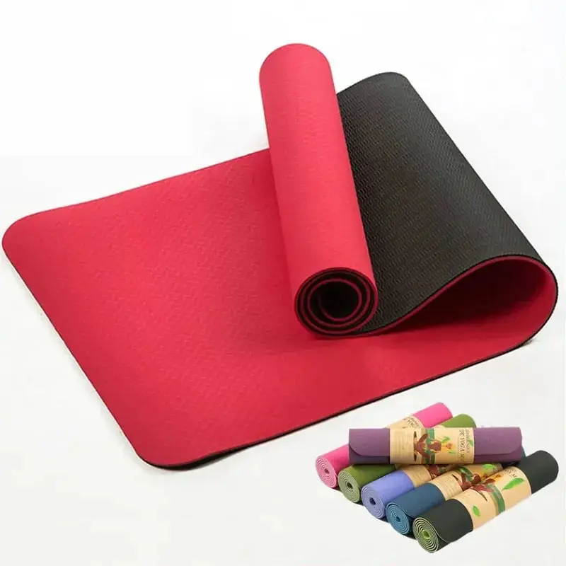Home Gym Rubber Flooring - TPE Non-slip Yoga Mats Tasteless Tasteless
