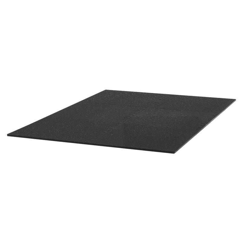 Home Gym Rubber Flooring - Puzzle Exercise Mat, 6 PCS Fitness