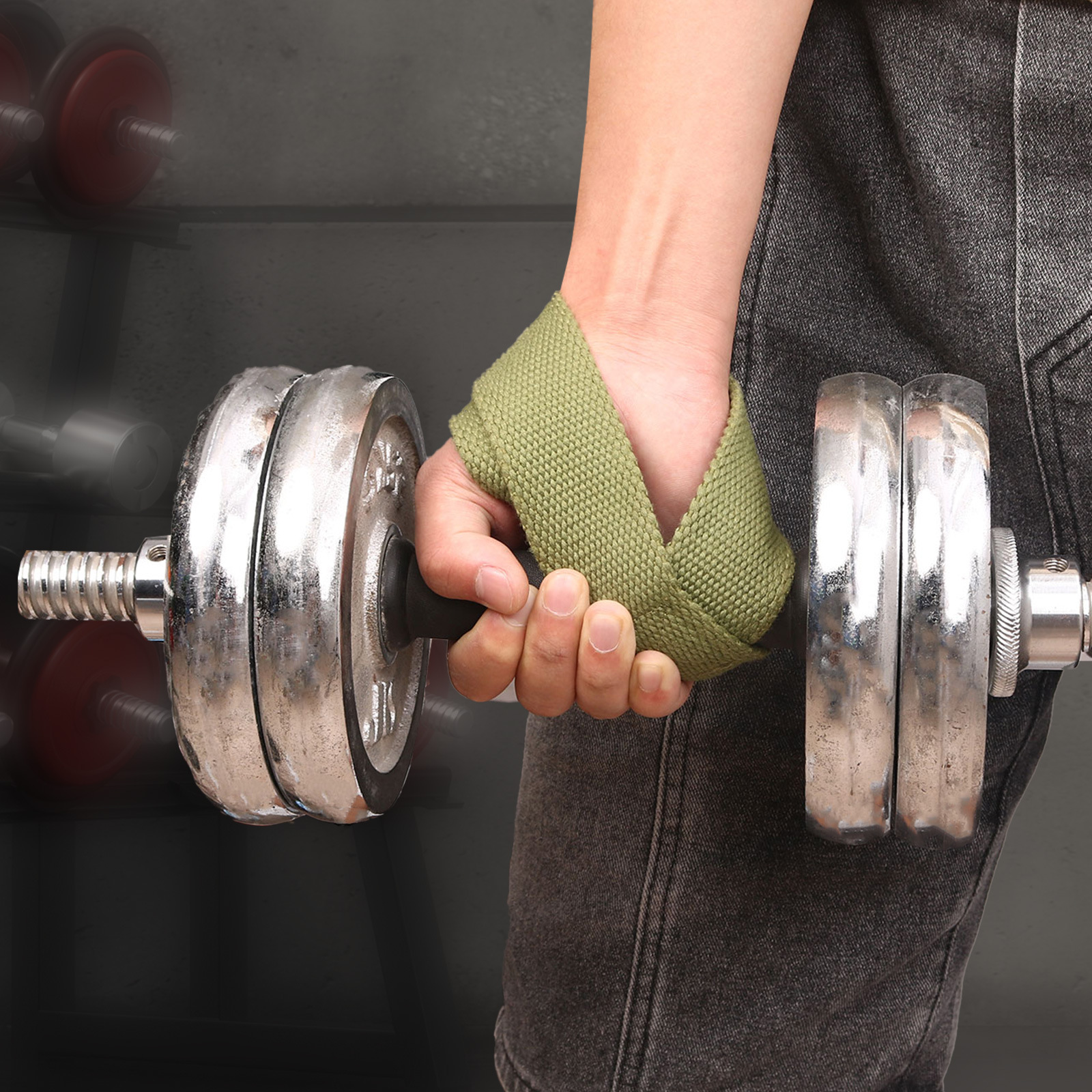 1Pair Nylon Figure 8 Straps De - Deadlift Jack Barbell avis et prix