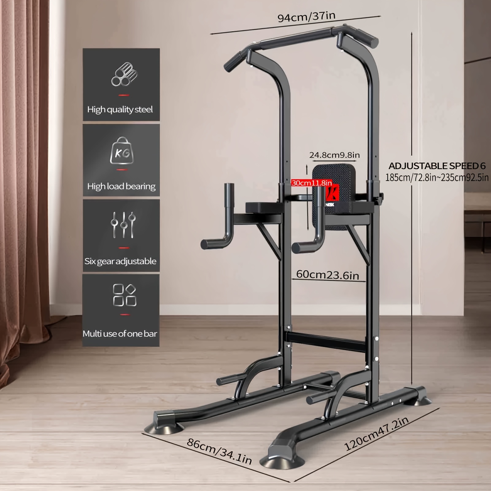 Djustable Height Power Tower D - Home Gym Multi avis et prix