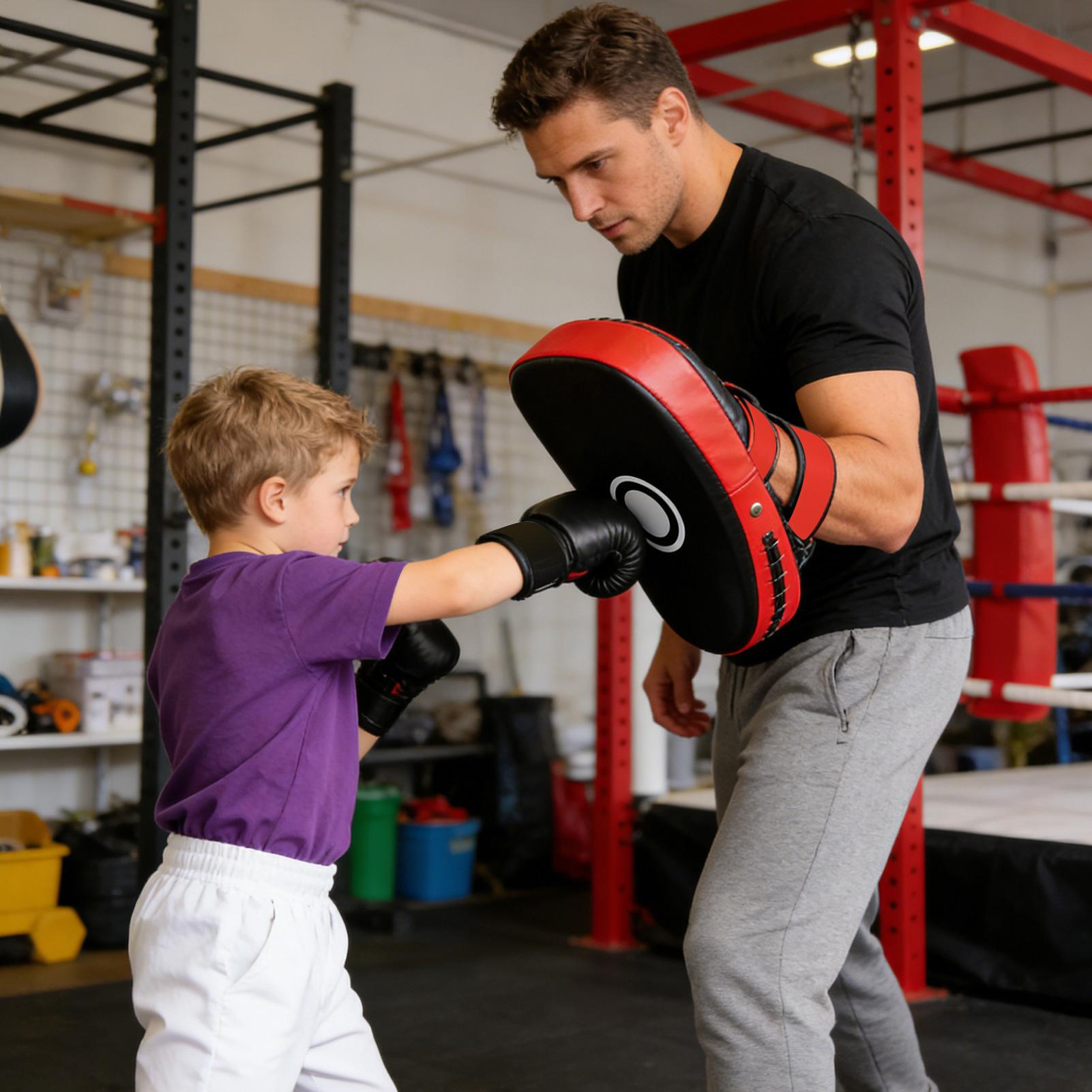 PU Leather Boxing Pads Curved  - Home Gym Trainer avis et prix