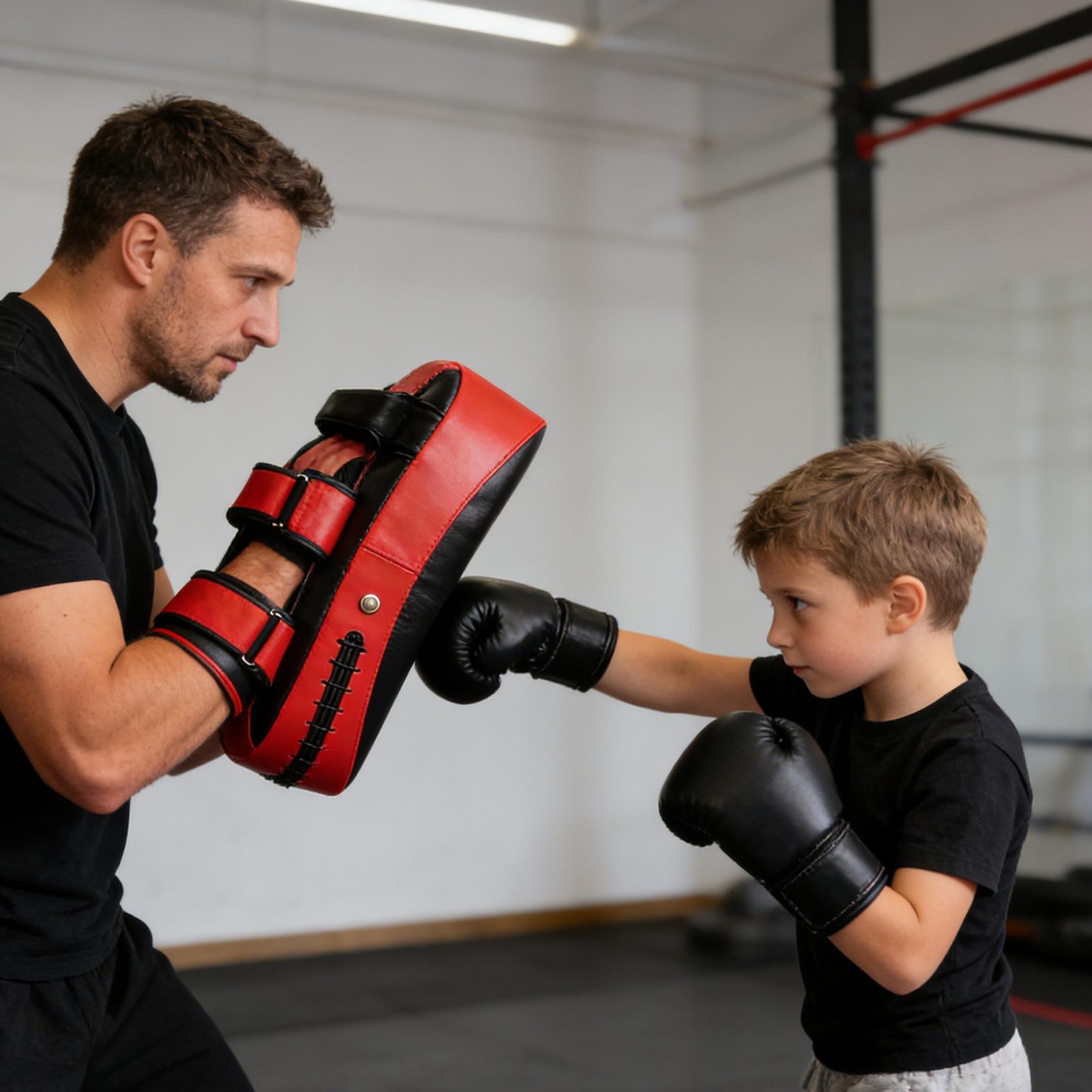 PU Leather Boxing Pads Curved  - Home Gym Trainer avis et prix