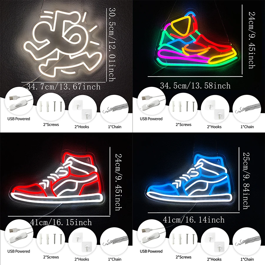 Usb Art Decor Neon Signs. for  - Home Gym Icon avis et prix
