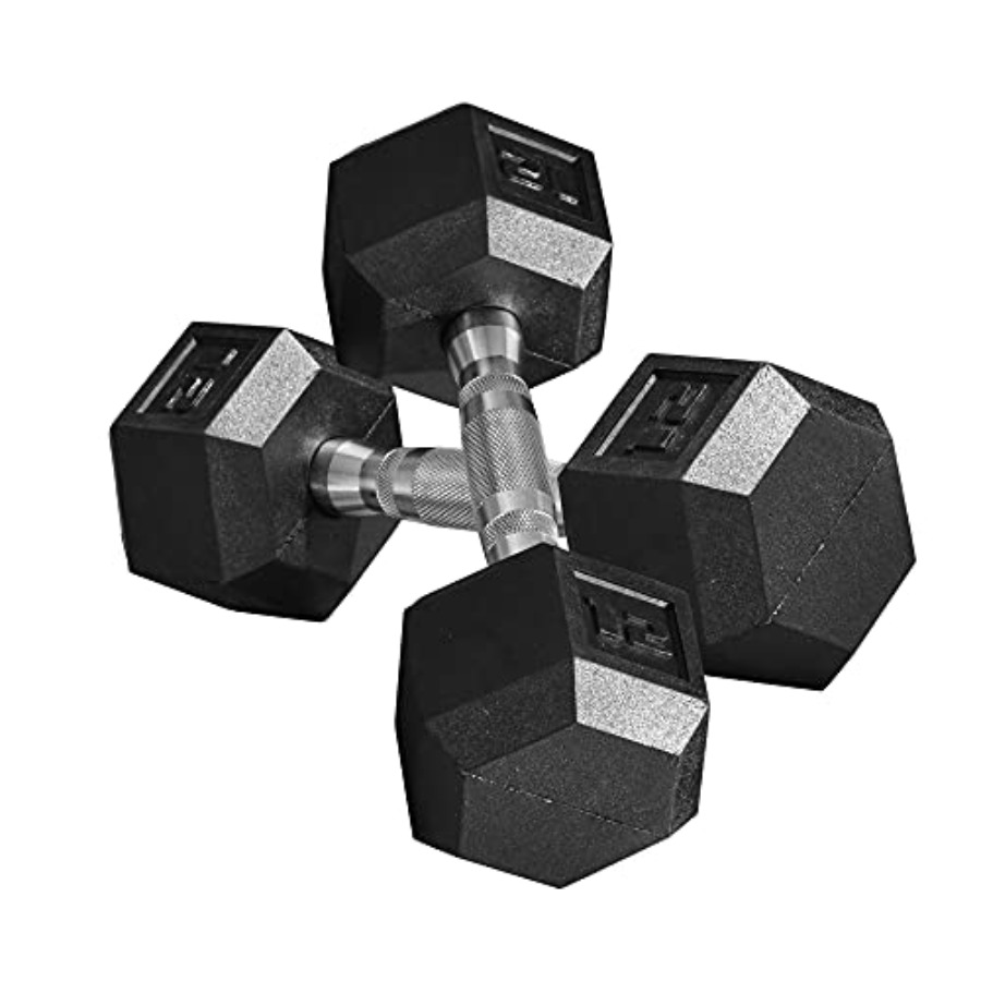 40lbs/45lbs/50lbs Rubber Dumbb - Home Gym Furniture avis et prix