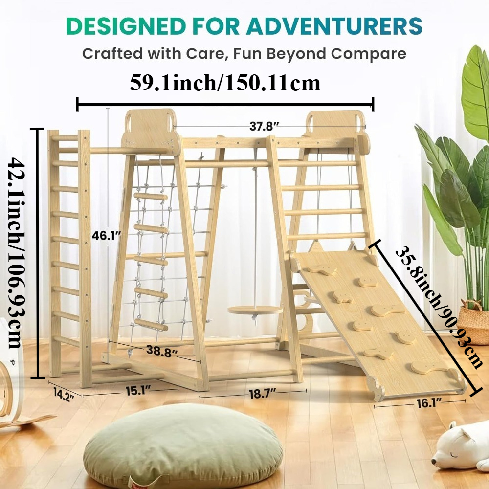 Indoor Jungle Gym 9-in-1 Playg - Home Gym For Kids avis et prix