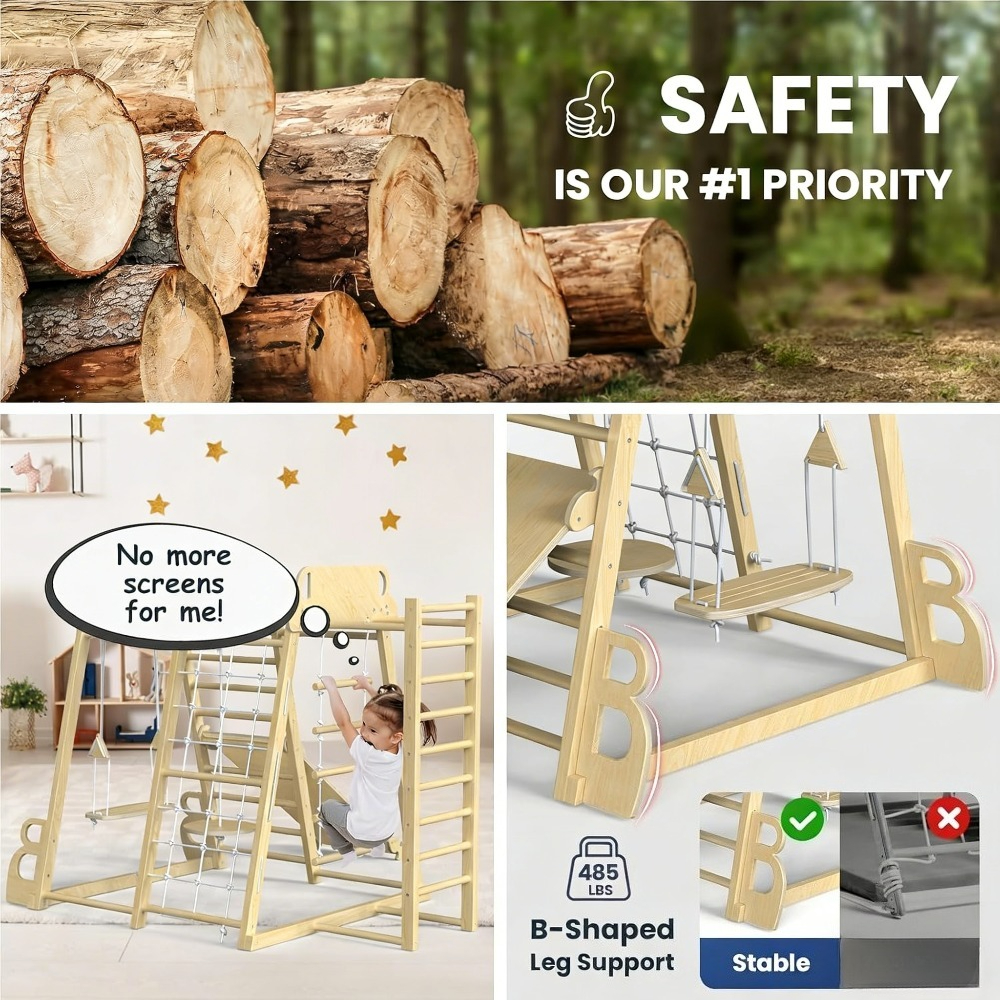 Indoor Jungle Gym 9-in-1 Playg - Home Gym For Kids avis et prix