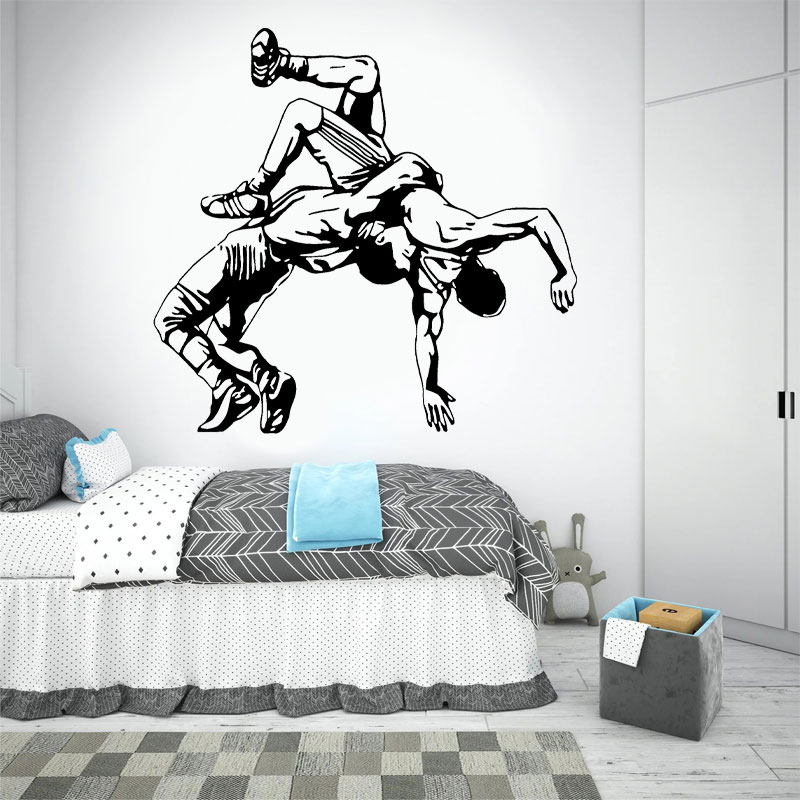 Wrestling Throw Wall Decals Vi - Home Gym Furniture avis et prix