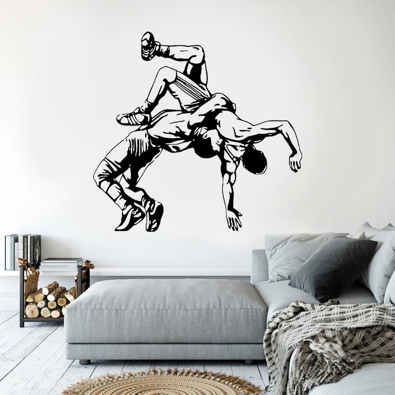 Wrestling Throw Wall Decals Vi - Home Gym Furniture avis et prix