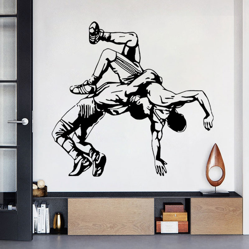 Wrestling Throw Wall Decals Vi - Home Gym Furniture avis et prix