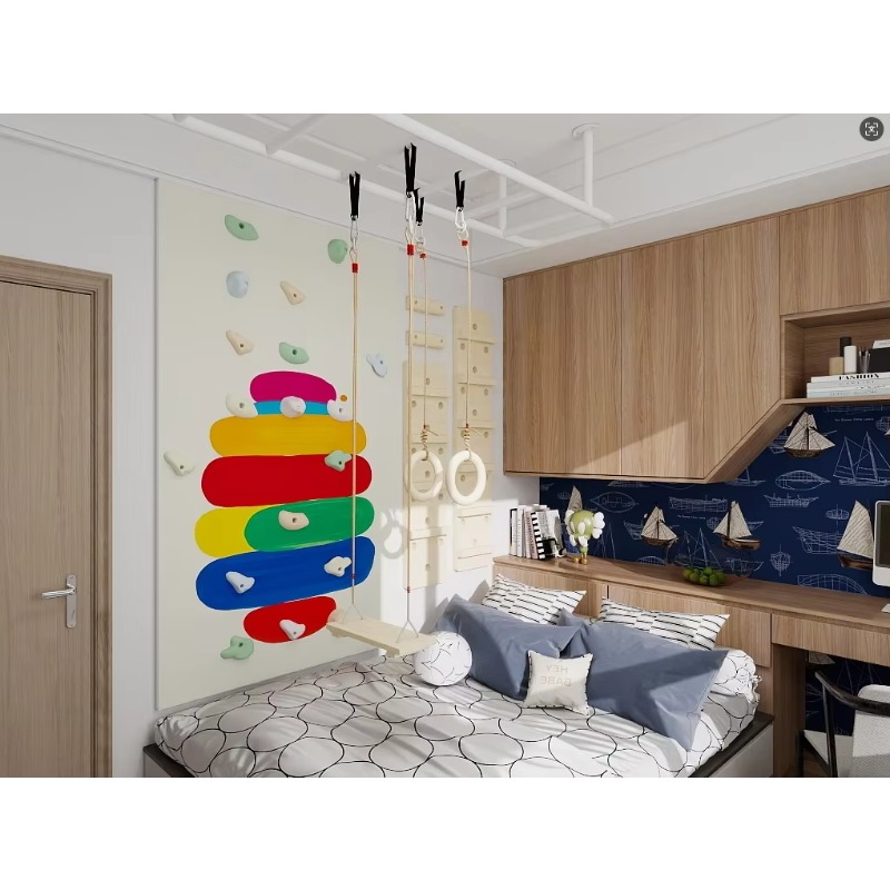 Kids Indoor Plywood Climbing W - Home Gym For Kids avis et prix