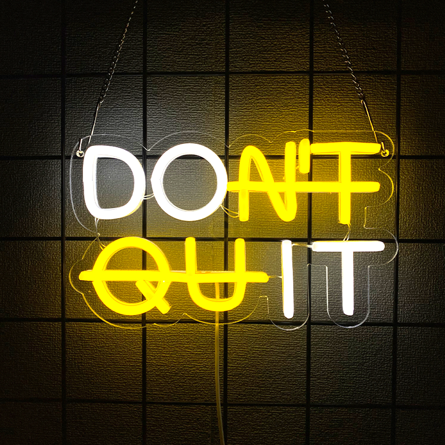No Surrender Neon Sign For Wal - Home Gym Neon Sign avis et prix