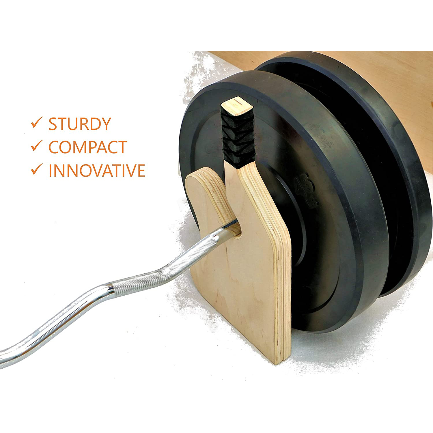 Wooden Mini Deadlift Barbell J - Deadlift Jack Barbell avis et prix