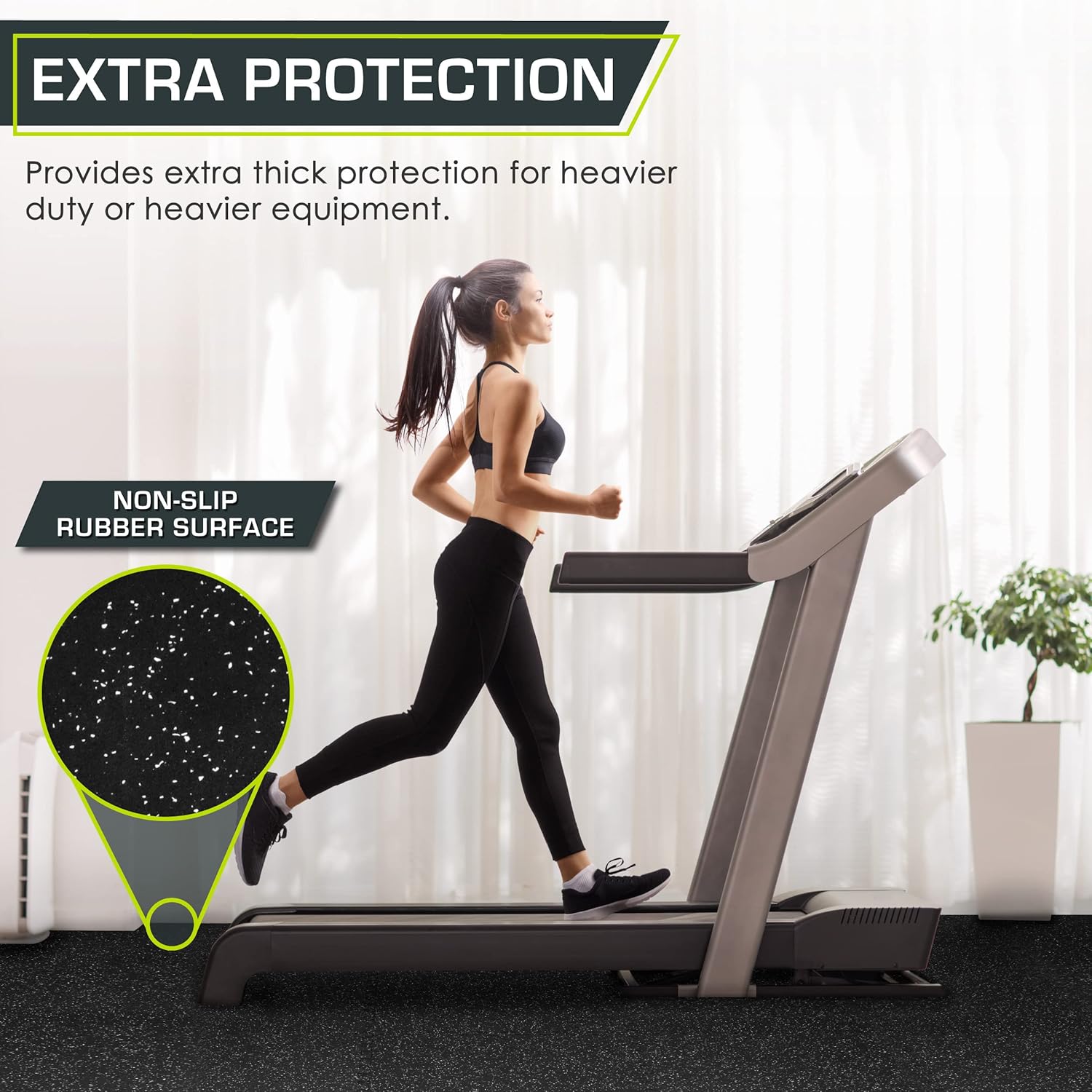 Exercise Puzzle Mat 3/4-Inch,  - Home Gym Rubber Flooring avis et prix