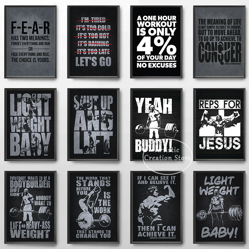 Iconic Gym Inspirational Quote - Home Gym Icon avis et prix