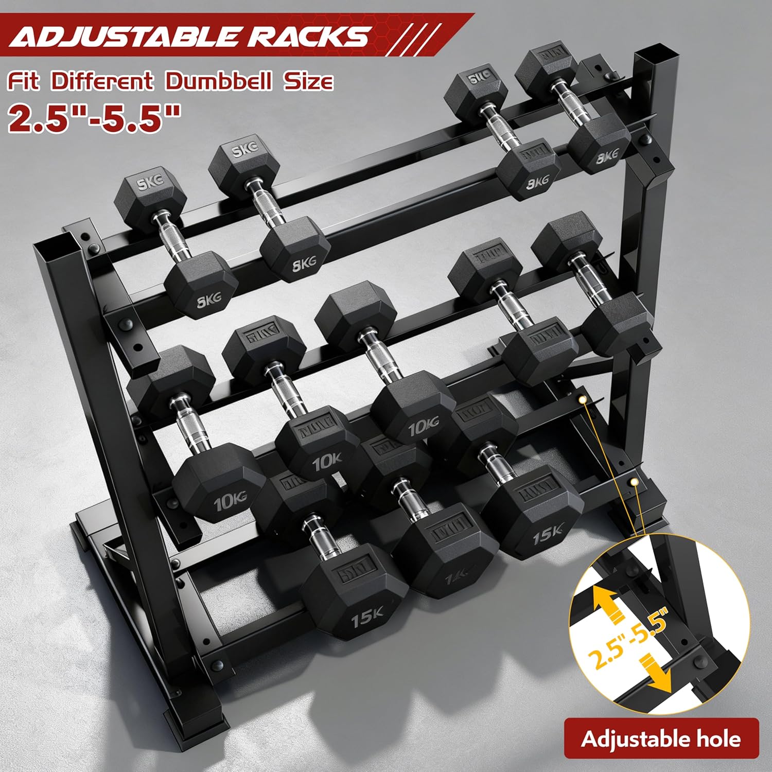 Home Gym Dumbbell Rack, Iron M - Home Gym Training avis et prix