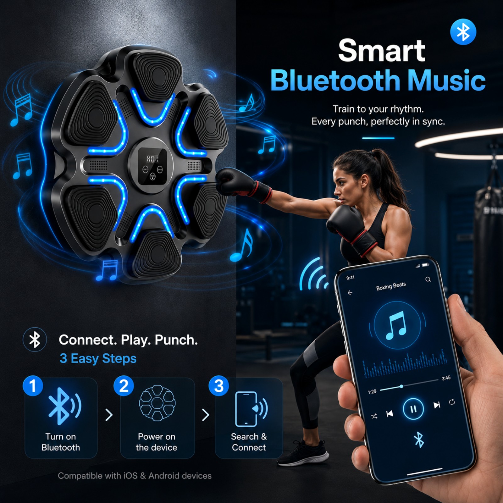 Music Boxing Machine Kids Adul - Home Gym For Kids avis et prix