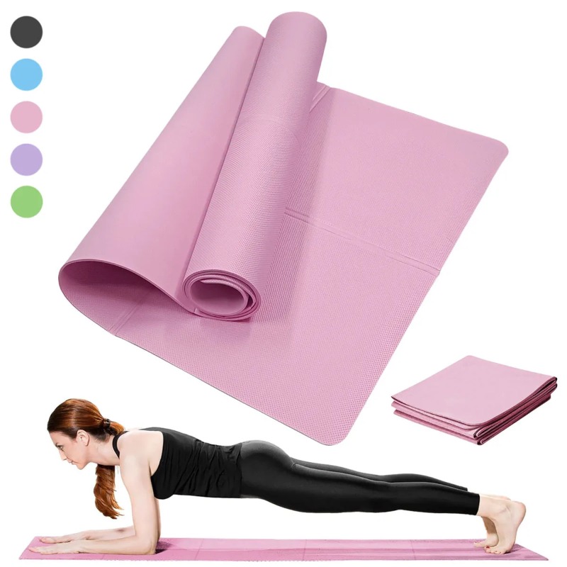 Yoga Mat Pilates Fitness Mat 3 - Home Gym Rubber Flooring avis et prix