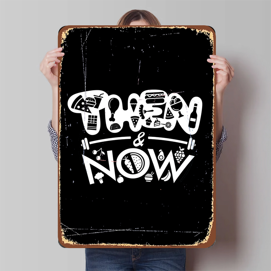 Then & Now Fitness Food Art Me - Home Gym Icon avis et prix