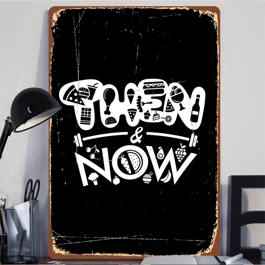 Then & Now Fitness Food Art Me - Home Gym Icon avis et prix