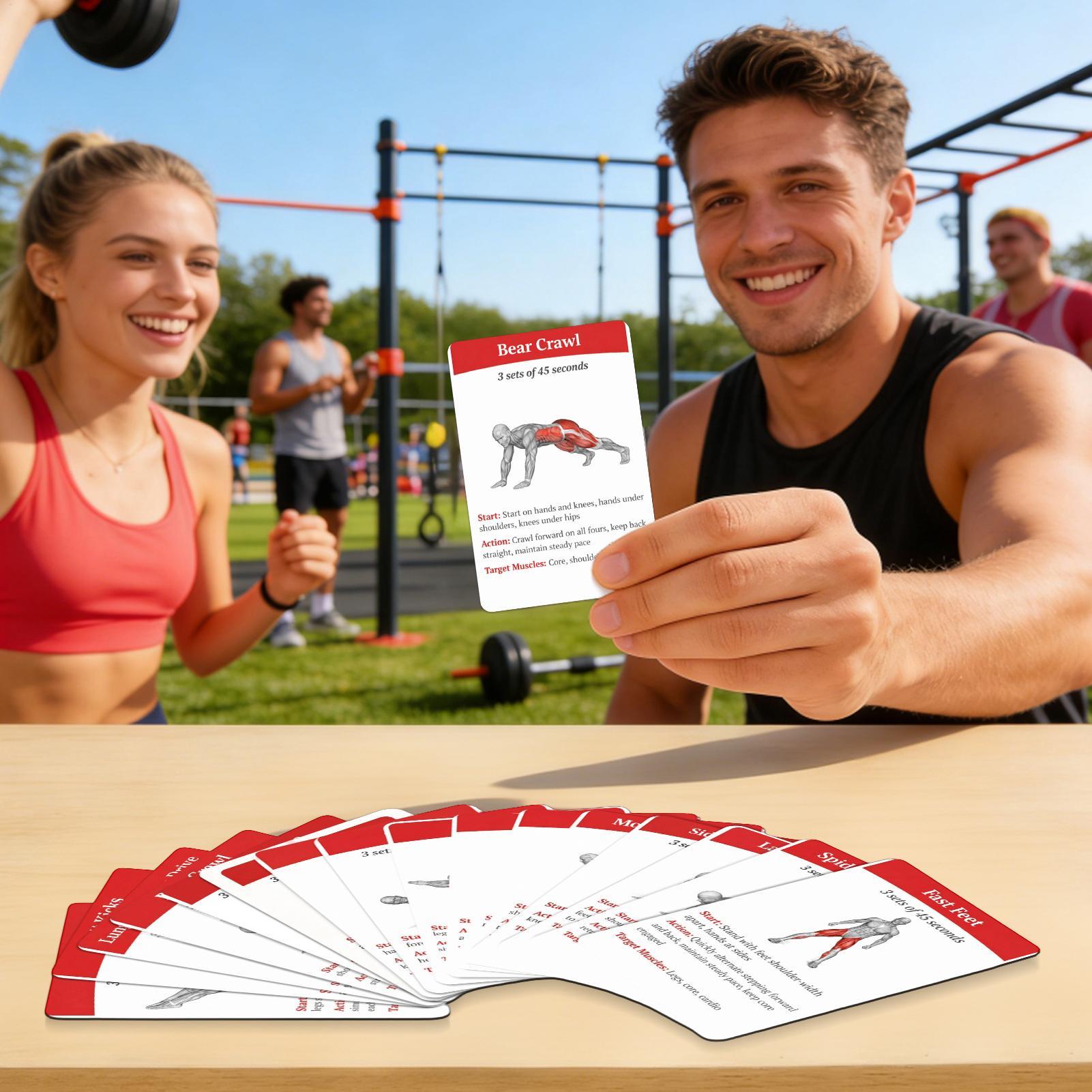 Workout Cards Deck 36 Pieces H - Home Gym Guide avis et prix