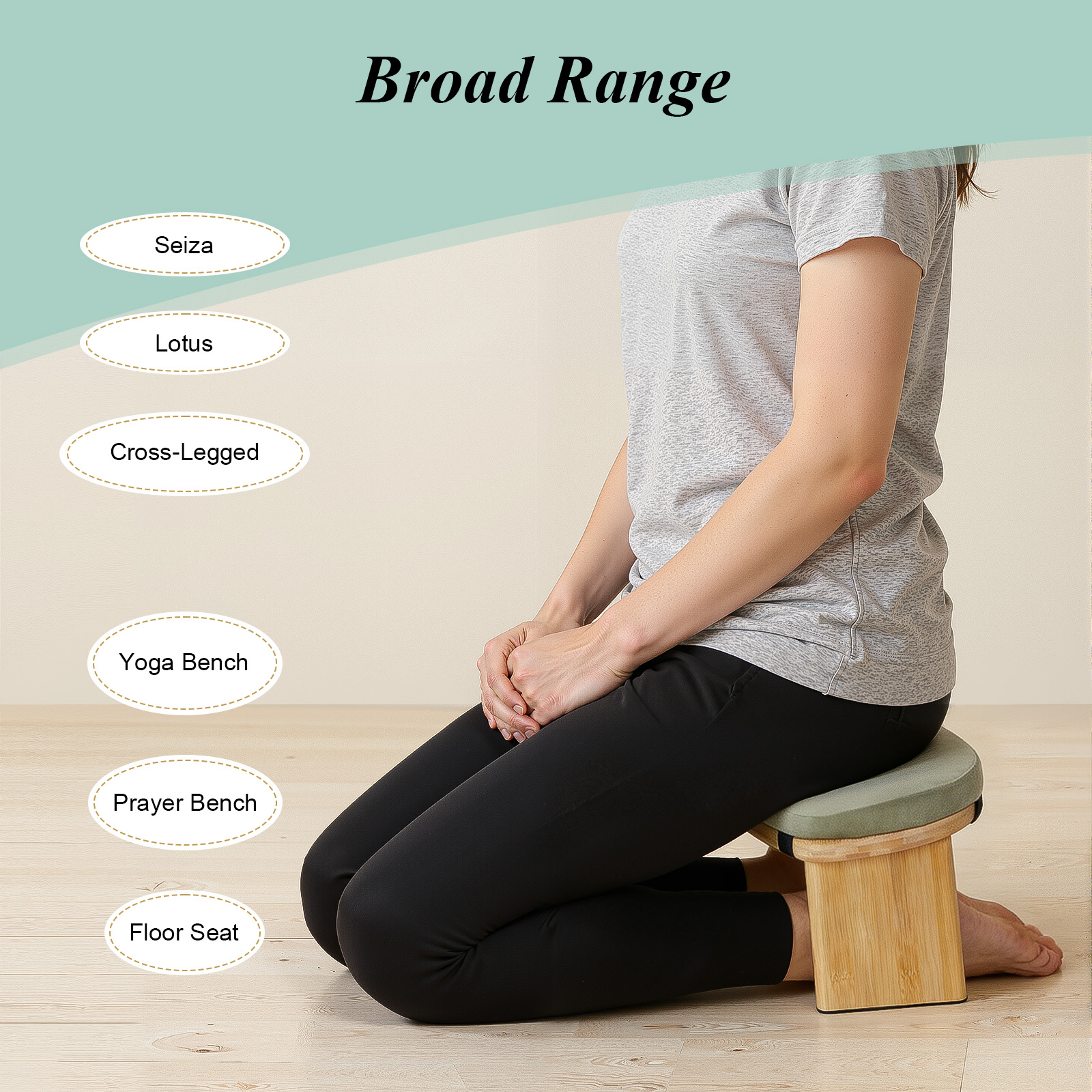 Foldable Meditation Bench, Por - Home Gym Furniture avis et prix