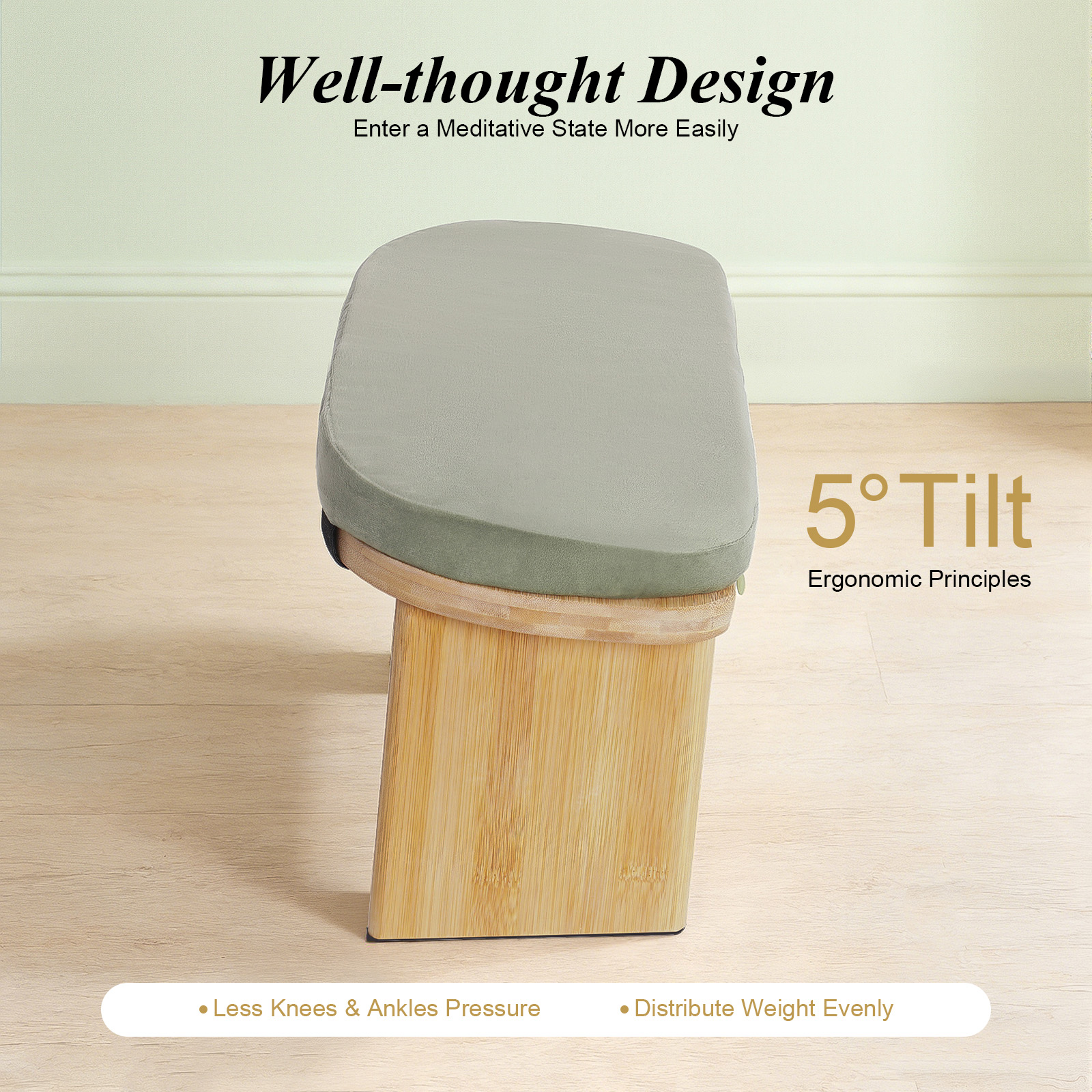 Foldable Meditation Bench, Por - Home Gym Furniture avis et prix