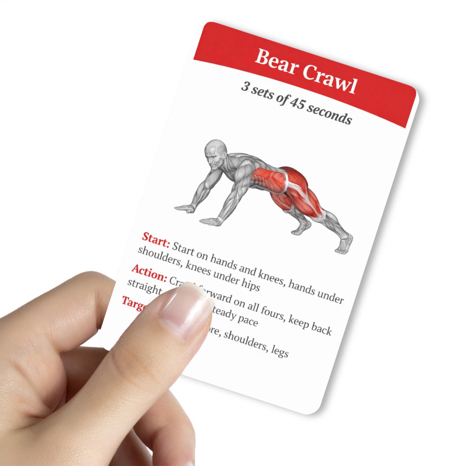 Workout Cards Deck 36 Pieces H - Home Gym Guide avis et prix