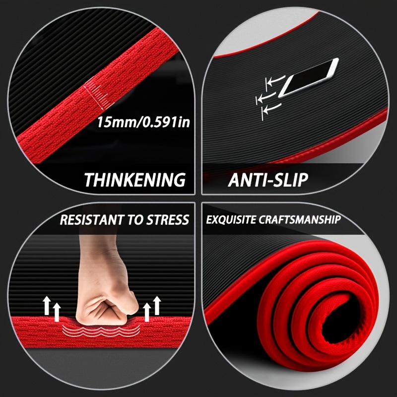 Yoga Mat Anti-skid Sports Fitn - Home Gym Rubber Flooring avis et prix