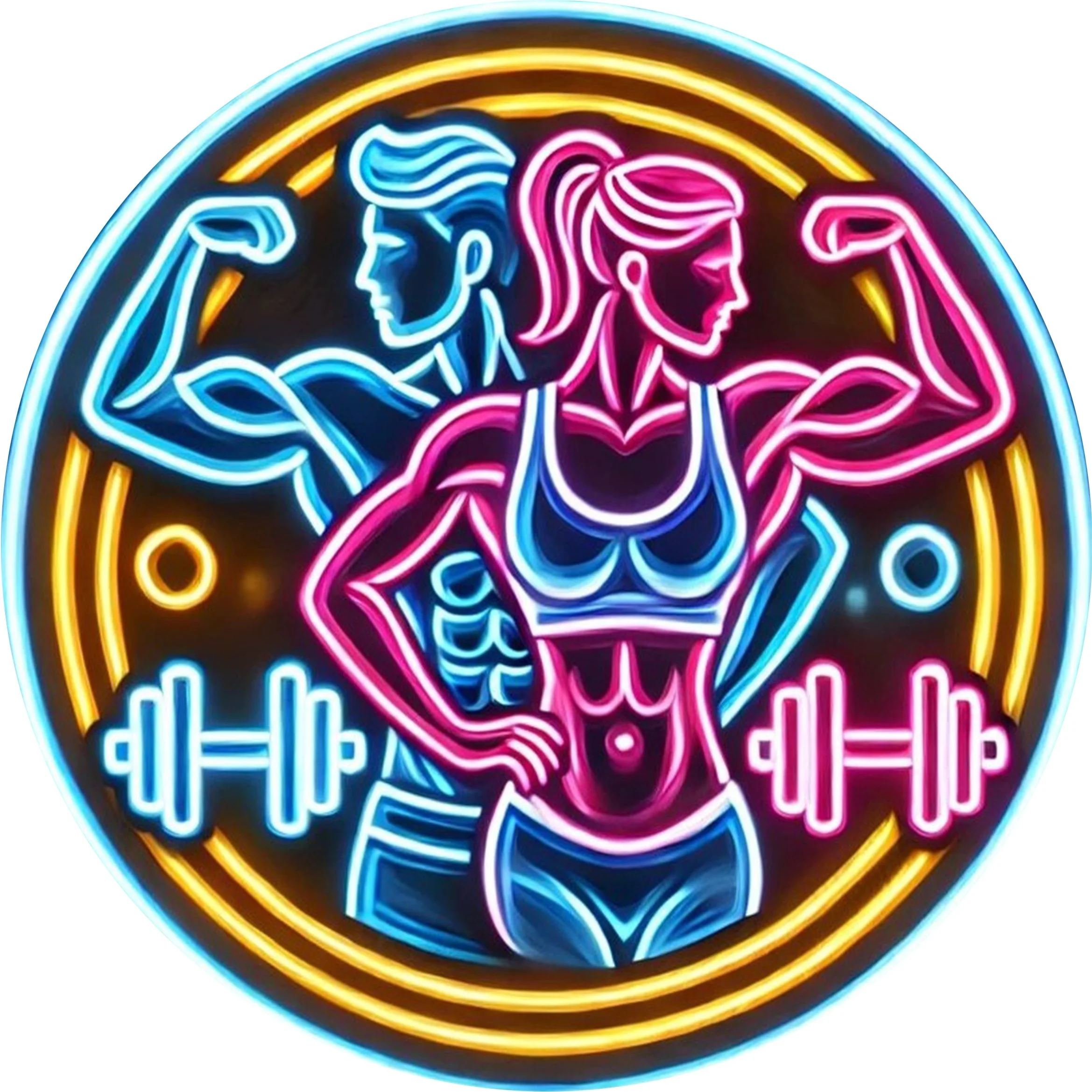 2D Metal Sign Fitness Gym Neon - Home Gym Neon Sign avis et prix