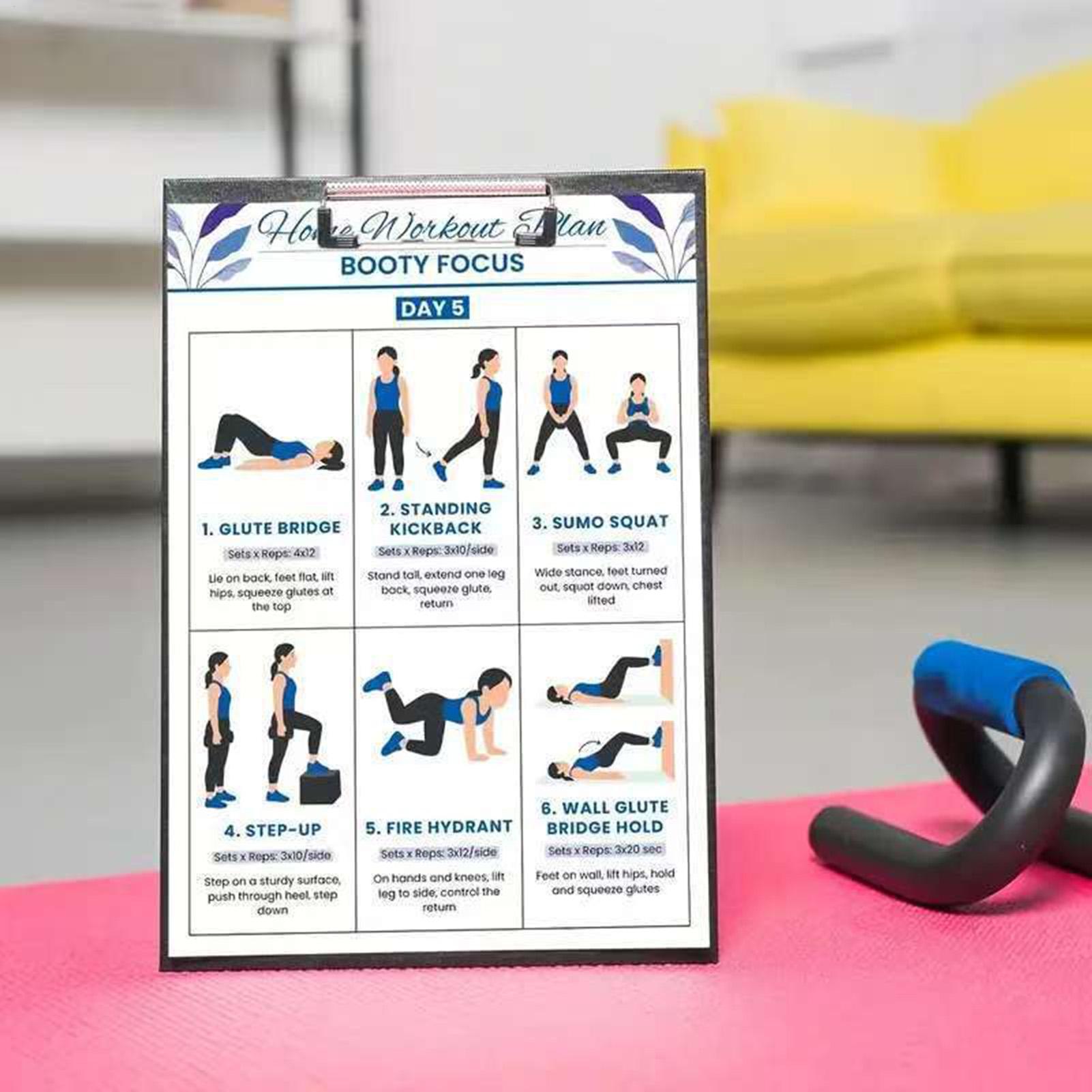 Exercise Posters 6 Pieces Full - Home Gym Guide avis et prix