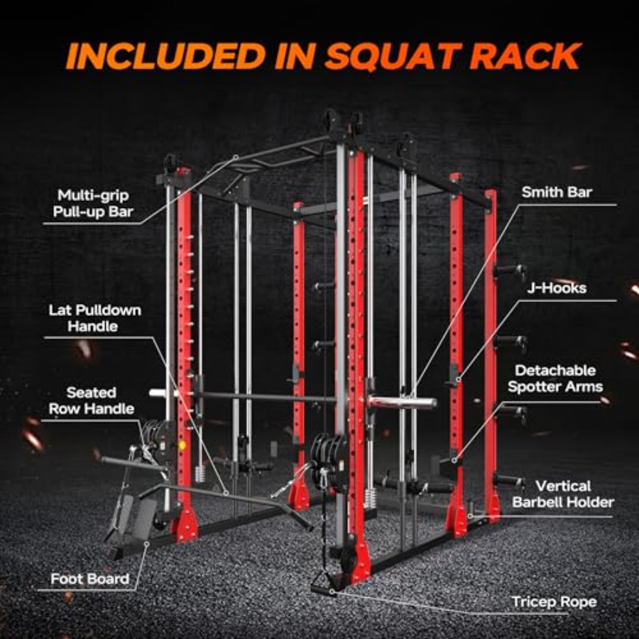 All-in-One Power Rack with Smi - Home Gym All In One avis et prix