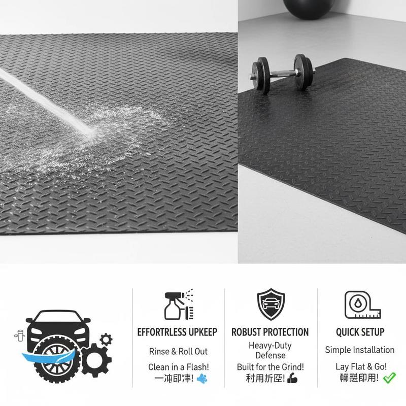 Diamond Pattern Rubber Floor R - Home Gym Rubber Flooring avis et prix