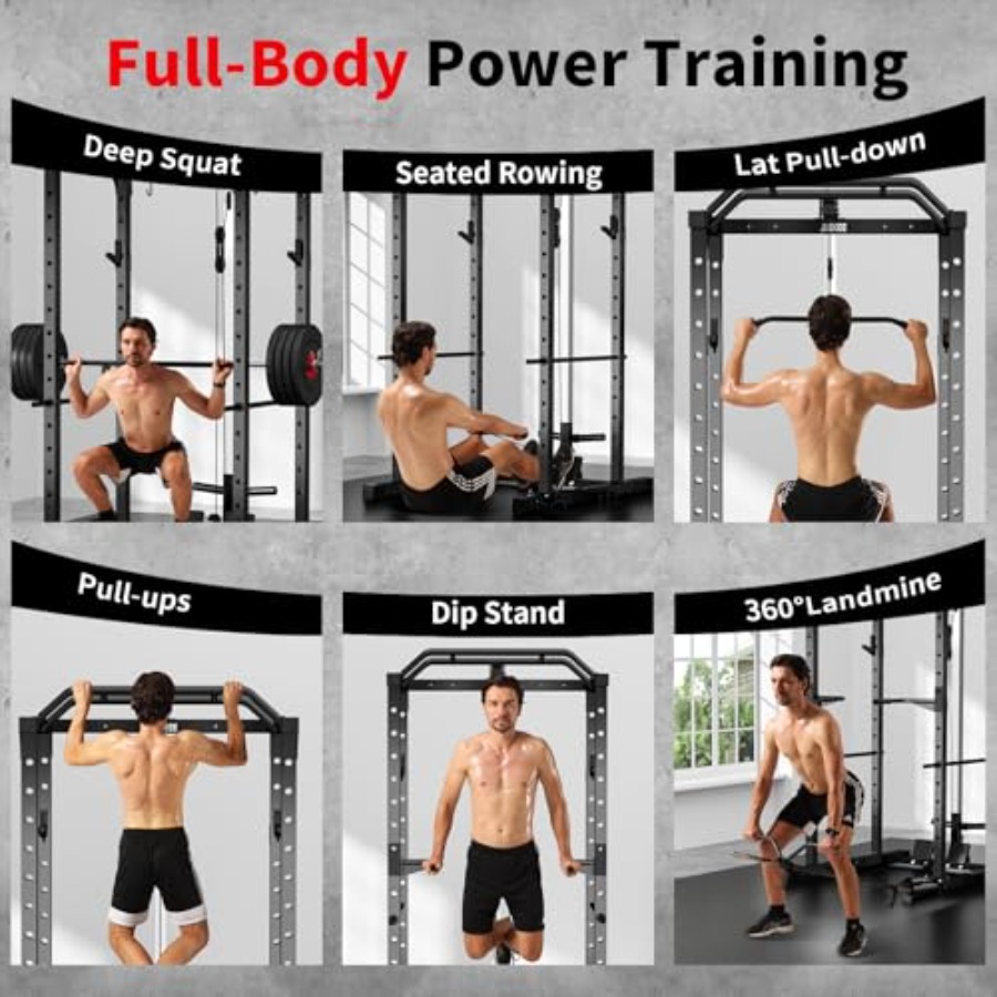 Home gym power rack with LAT p - Home Gym Multi avis et prix