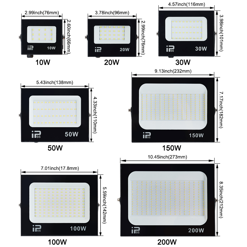 200W LED Flood light Spotlight - Home Gym Neon Sign avis et prix