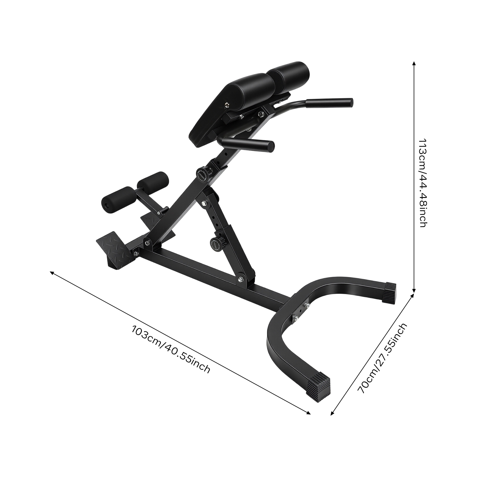 Adjustable Roman Chair Foldabl - Home Gym Multi avis et prix