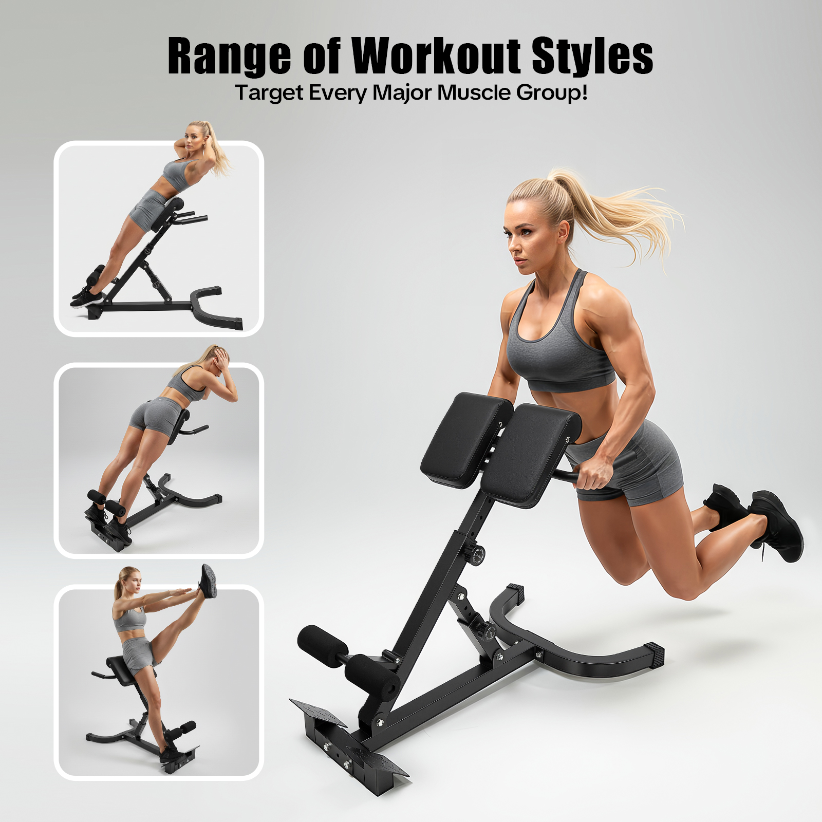 Adjustable Roman Chair Foldabl - Home Gym Multi avis et prix