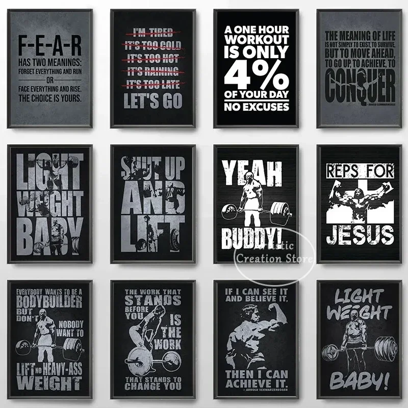 Iconic Gym Inspirational Quote - Home Gym Icon avis et prix