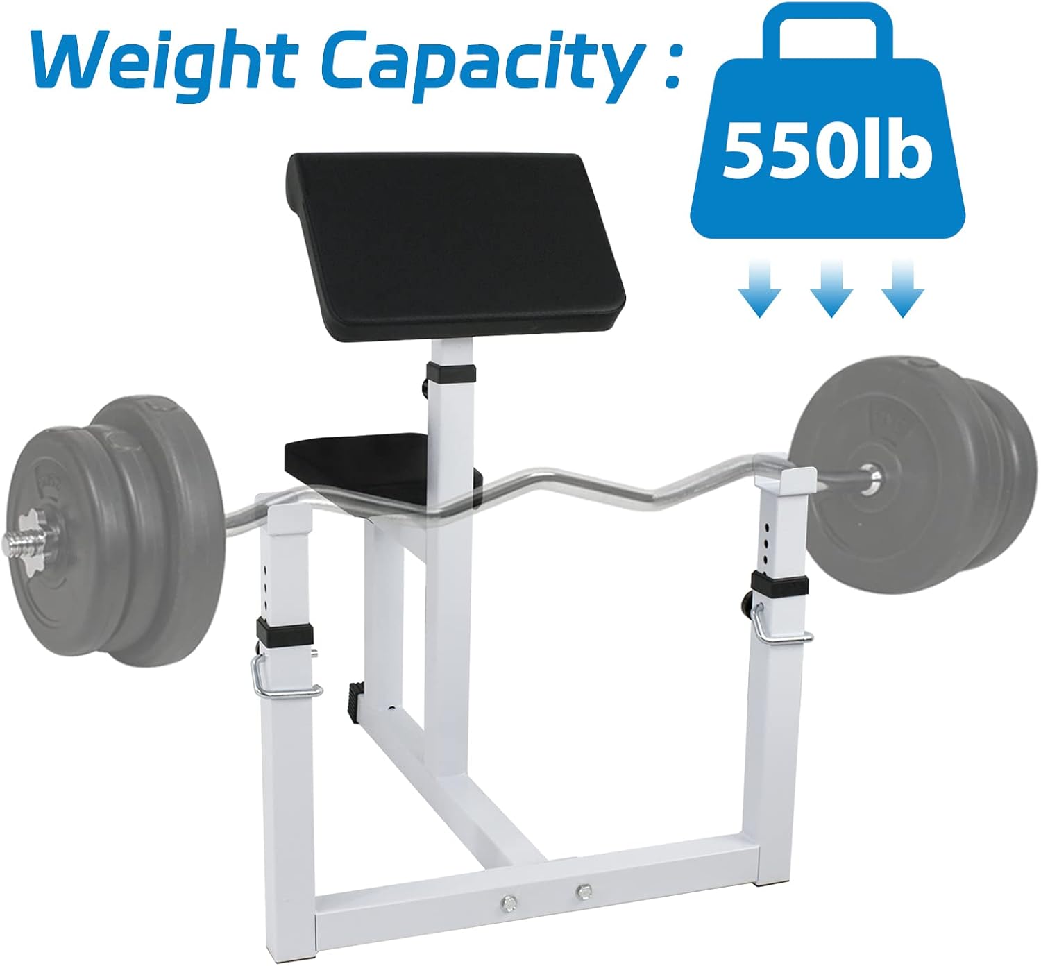 Preacher Curl Weight Bench Adj - Home Gym All In One avis et prix