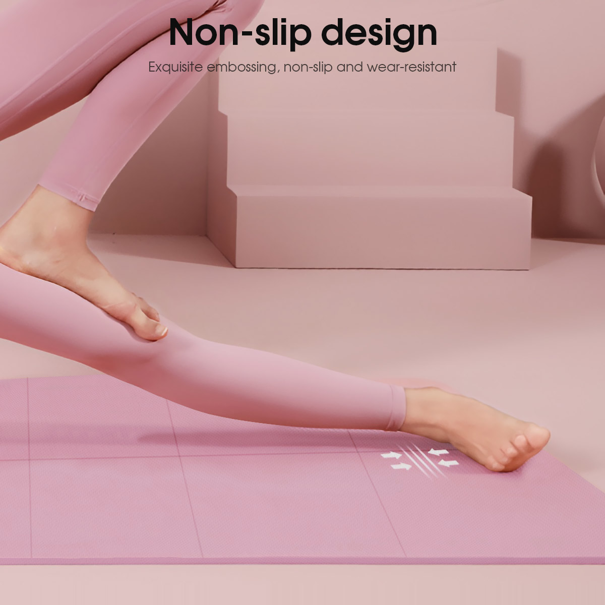 4MM Thick EVA Yoga Mats Anti-s - Home Gym Rubber Flooring avis et prix