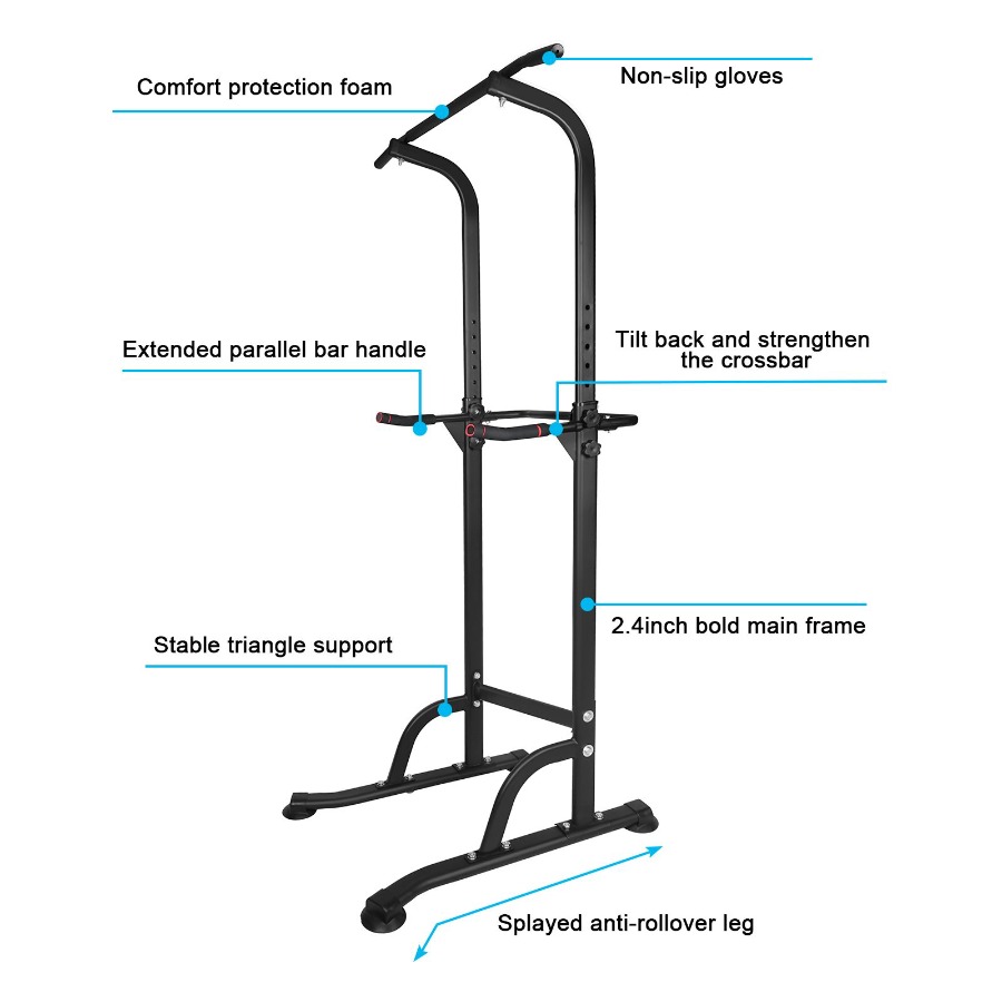 Power Tower Workout Dip Statio - Home Gym Multi avis et prix