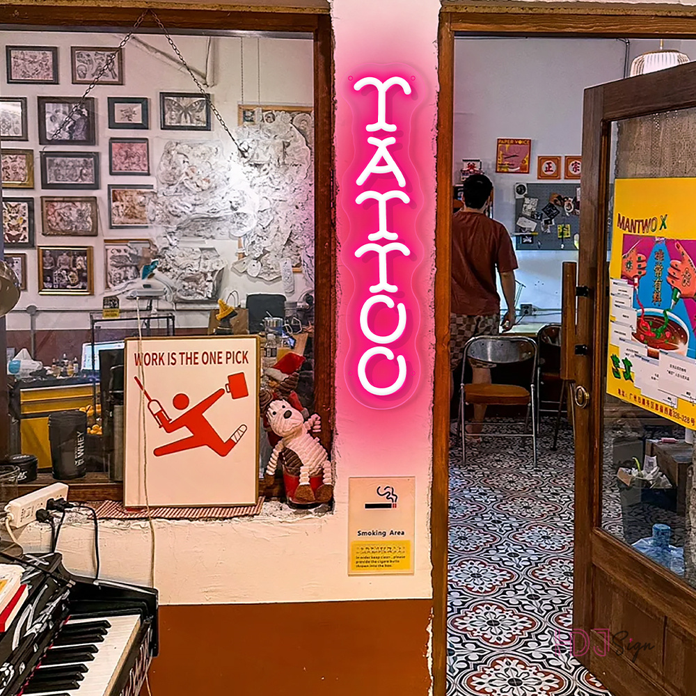Tattoo Neon Led Sign Beauty Sa - Home Gym Neon Sign avis et prix