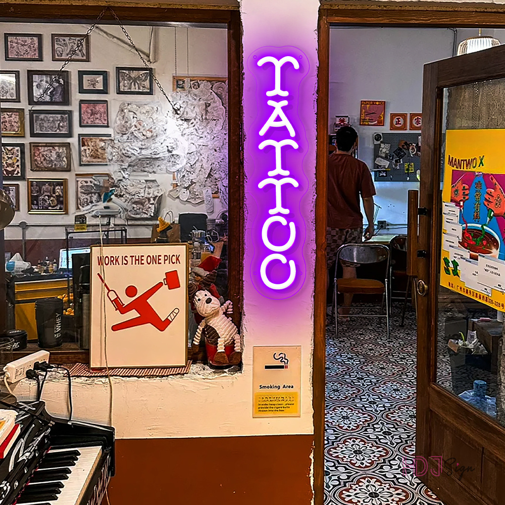 Tattoo Neon Led Sign Beauty Sa - Home Gym Neon Sign avis et prix
