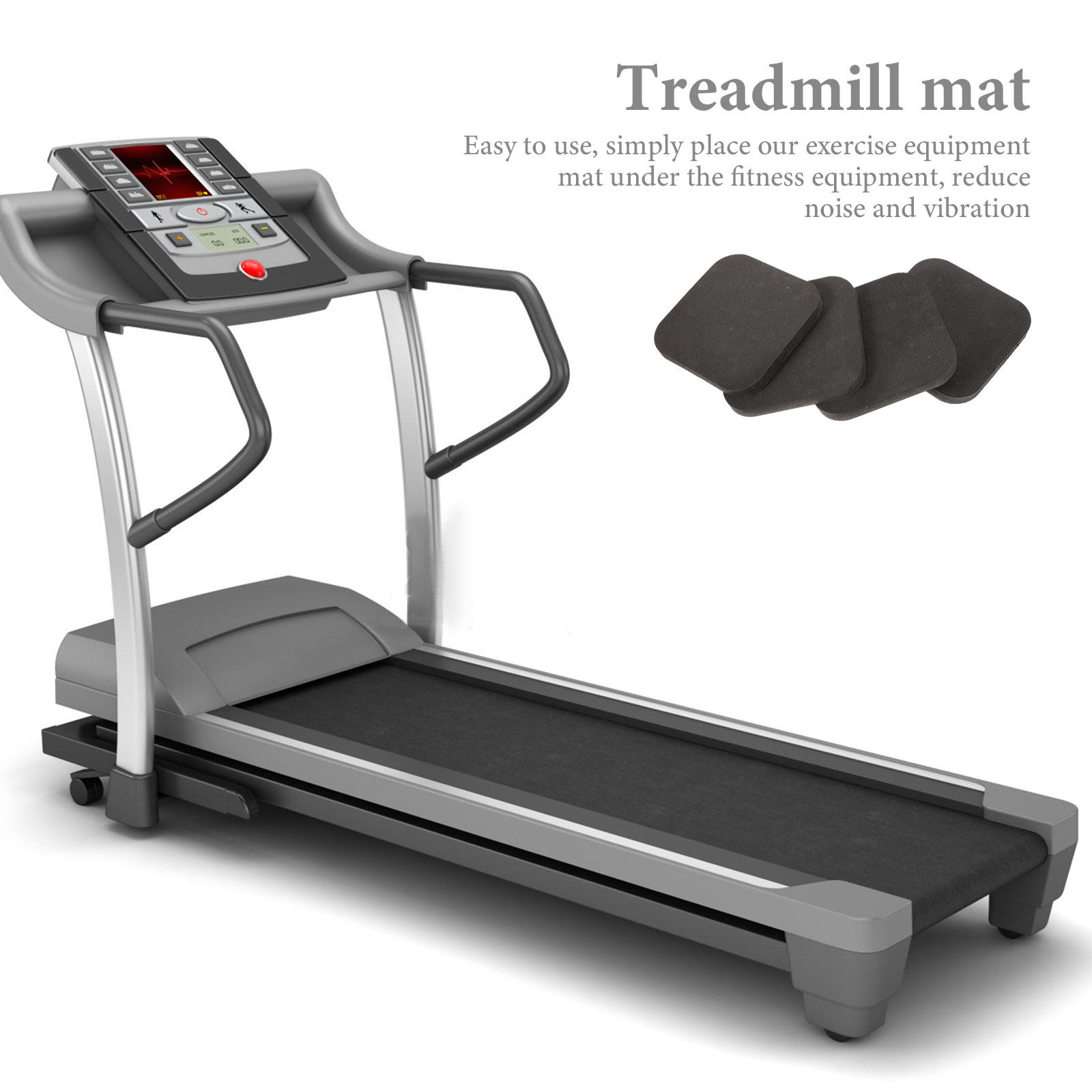 4Pcs Exercise Equipment Mat Tr - Home Gym Rubber Flooring avis et prix